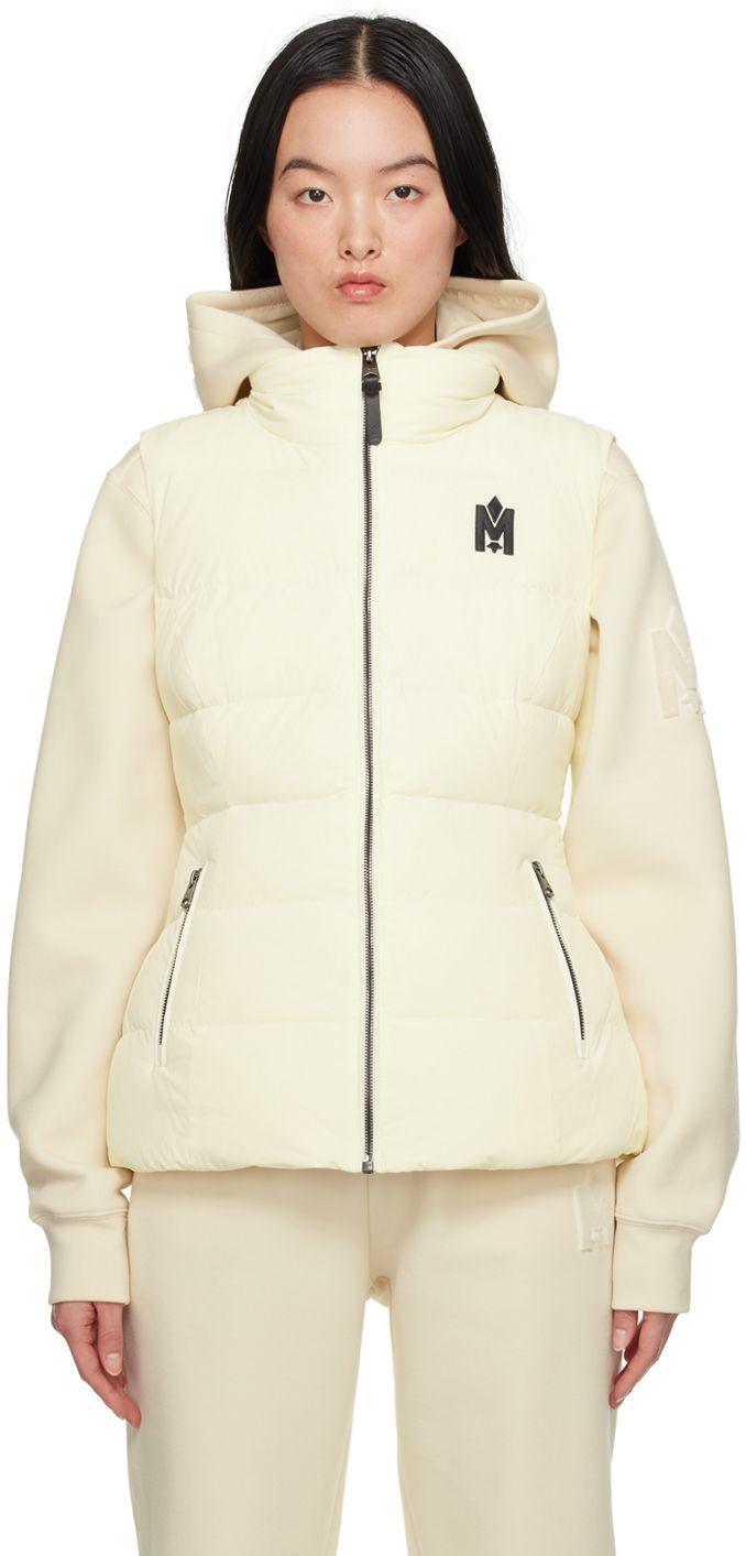 Mackage Off-white Gisela Down Vest in Natural | Lyst