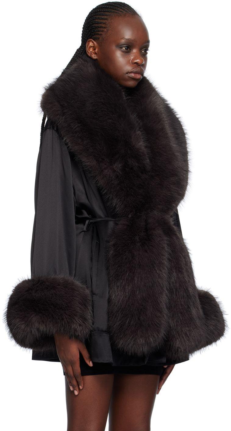 Alex fur deals collar coat