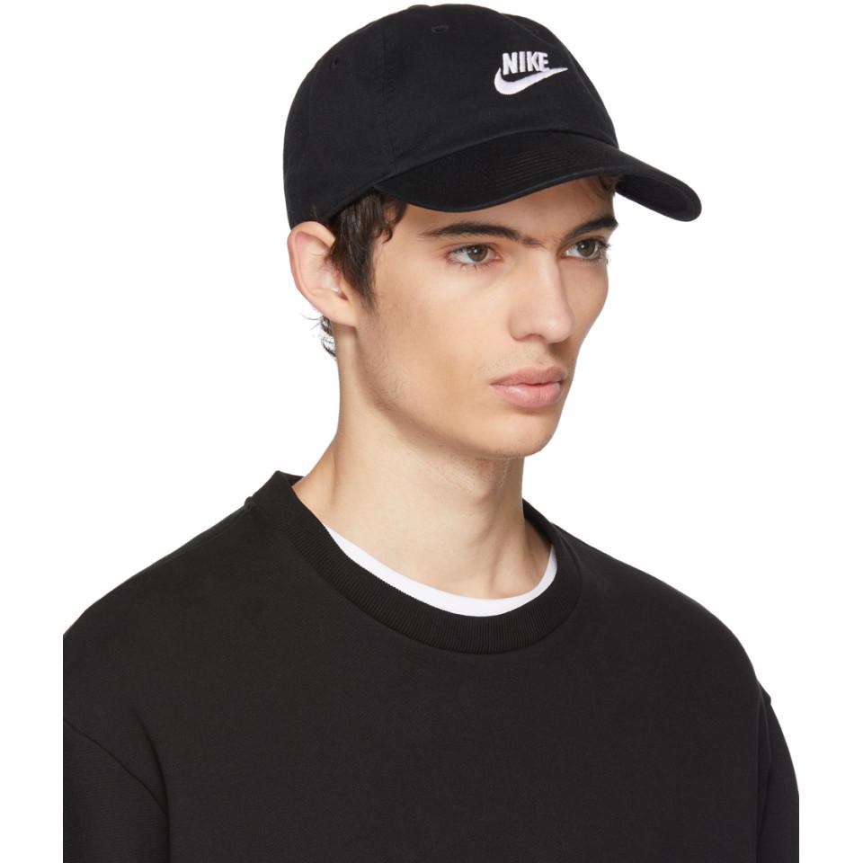 Nike Black Nsw H86 Futura Washed Cap for Men | Lyst