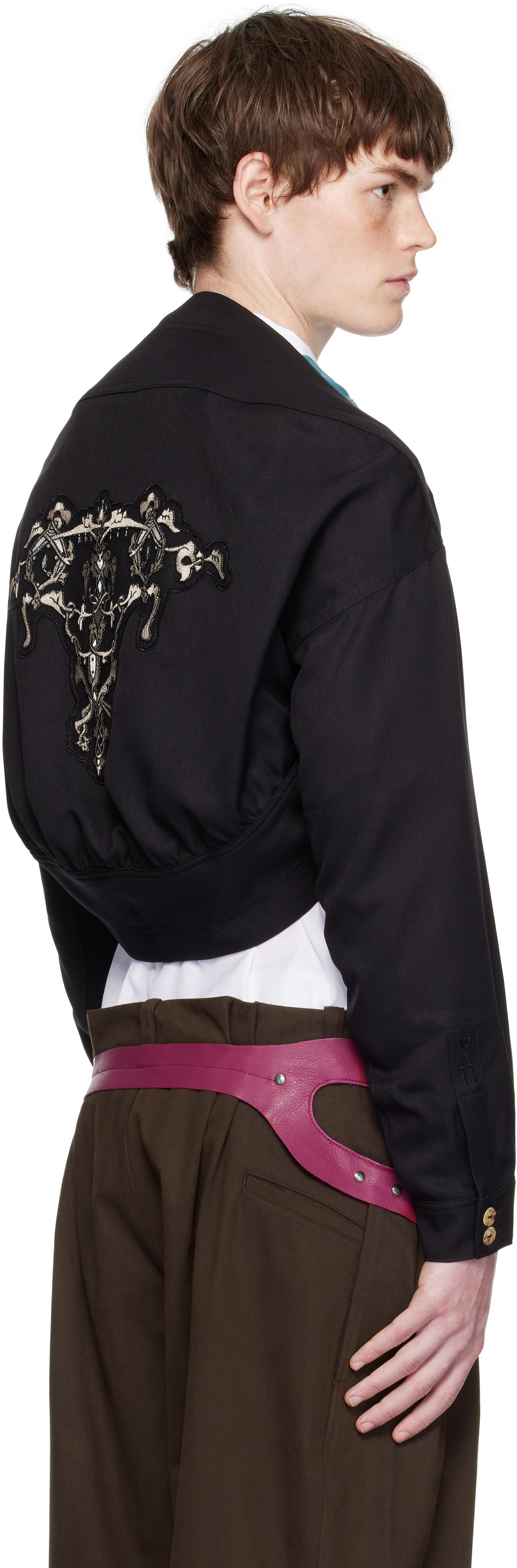 Kiko Kostadinov Ricsi Bolero Cardigan in Green for Men | Lyst