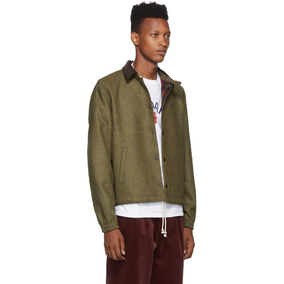 noah wool campus jacket