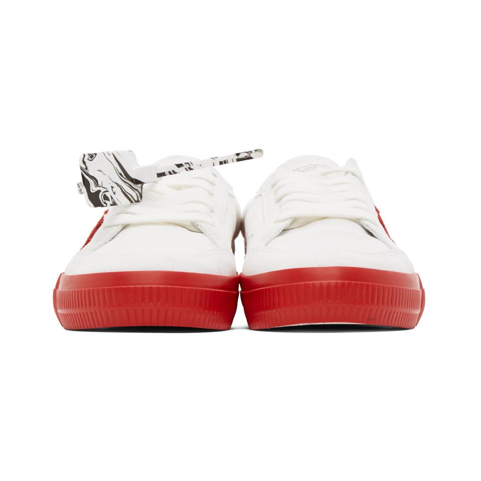 off white vulc low red