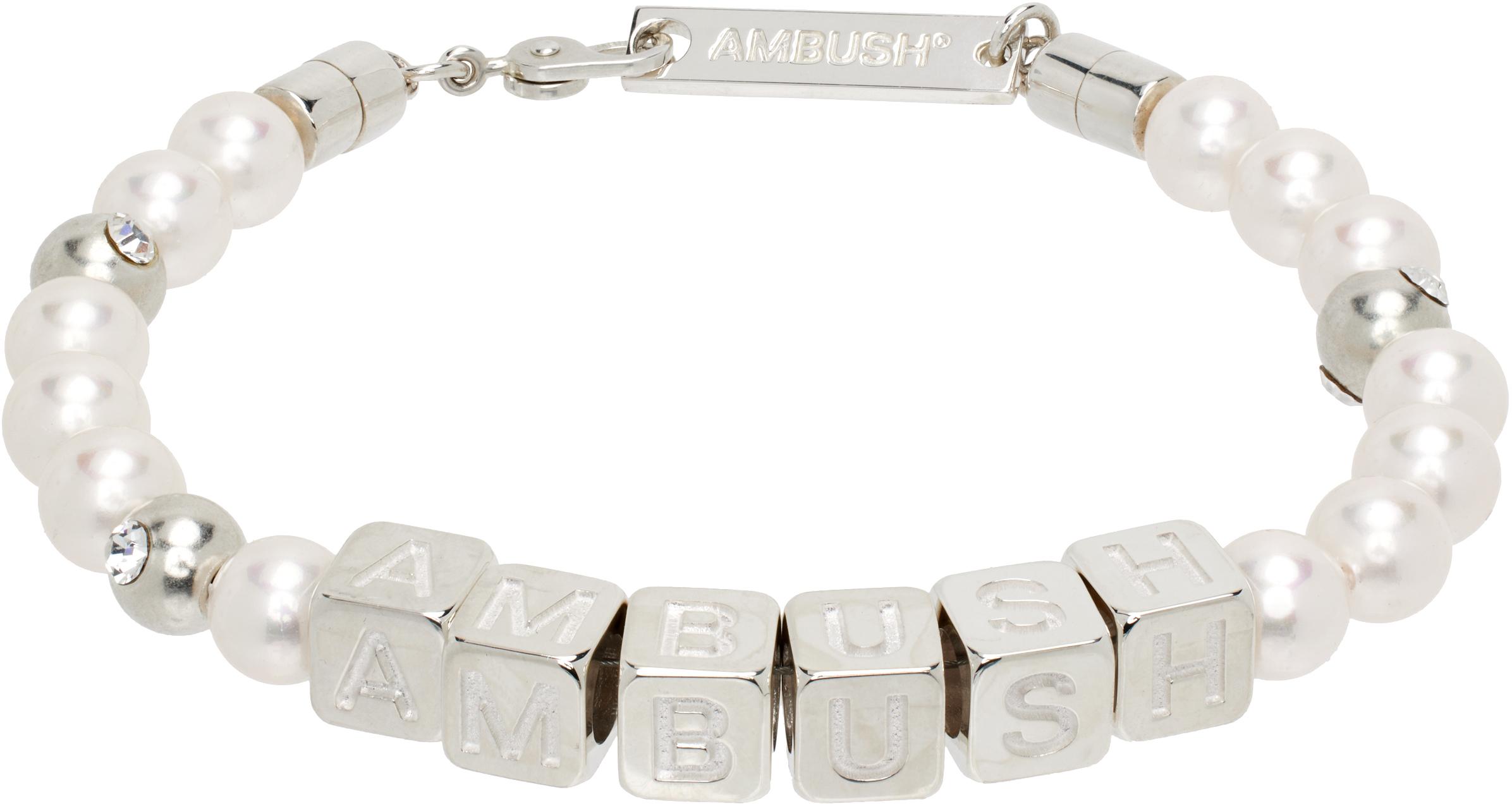 AMBUSH★レターブロック エンベリッシュド ブレスレット メンズ Ambush ブレスレット | オンラインセールは最大60%オフ