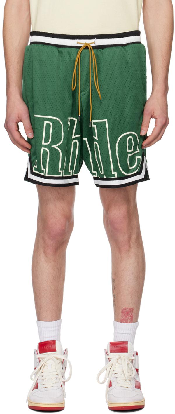 Rhude メンズ グリーン ーン Court ショートパンツ ハーフパンツ