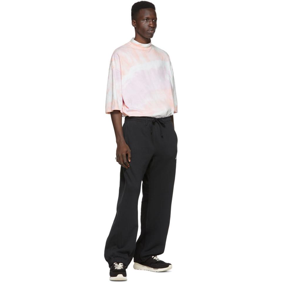 Download Sasquatchfabrix Cotton Pink Tie-dye Mock Neck T-shirt for ...