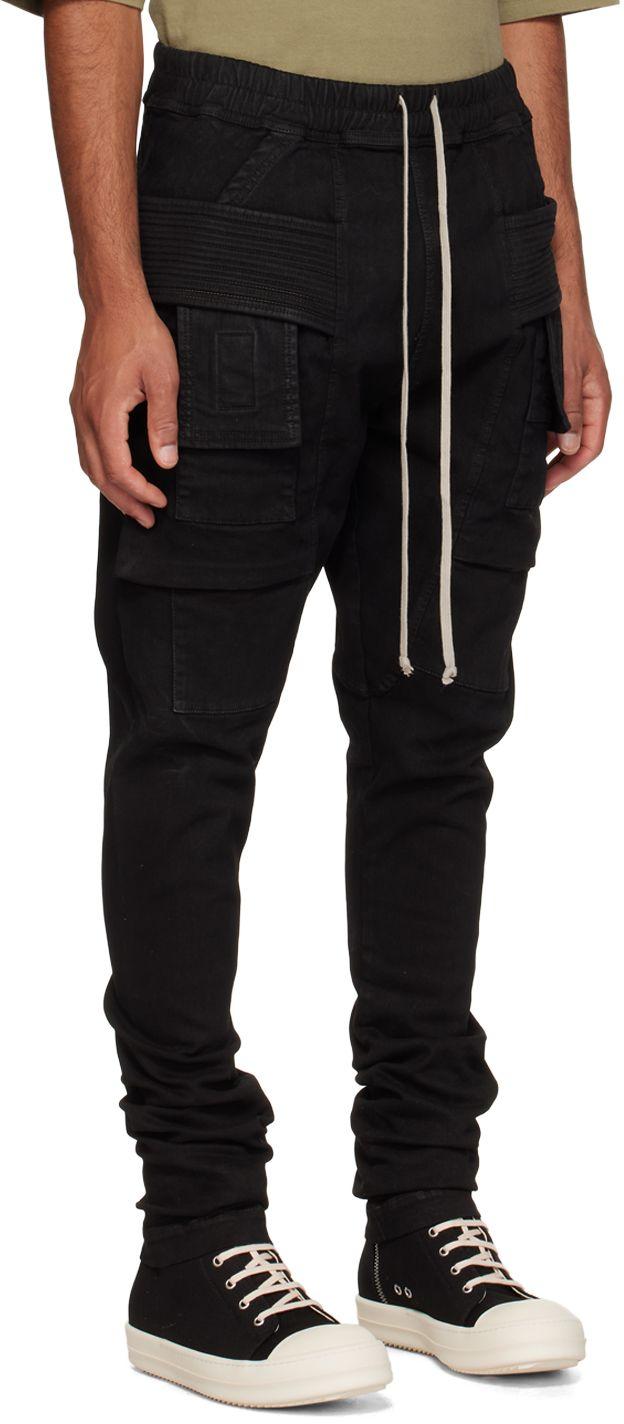 Rick Owens DRKSHDW Black Luxor Creatch Cargo Pants for Men | Lyst