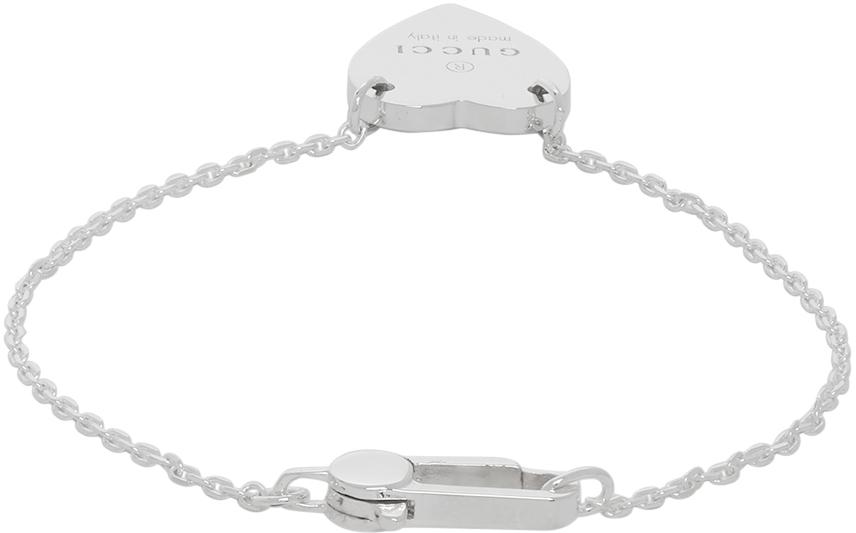heart bracelet with gucci trademark
