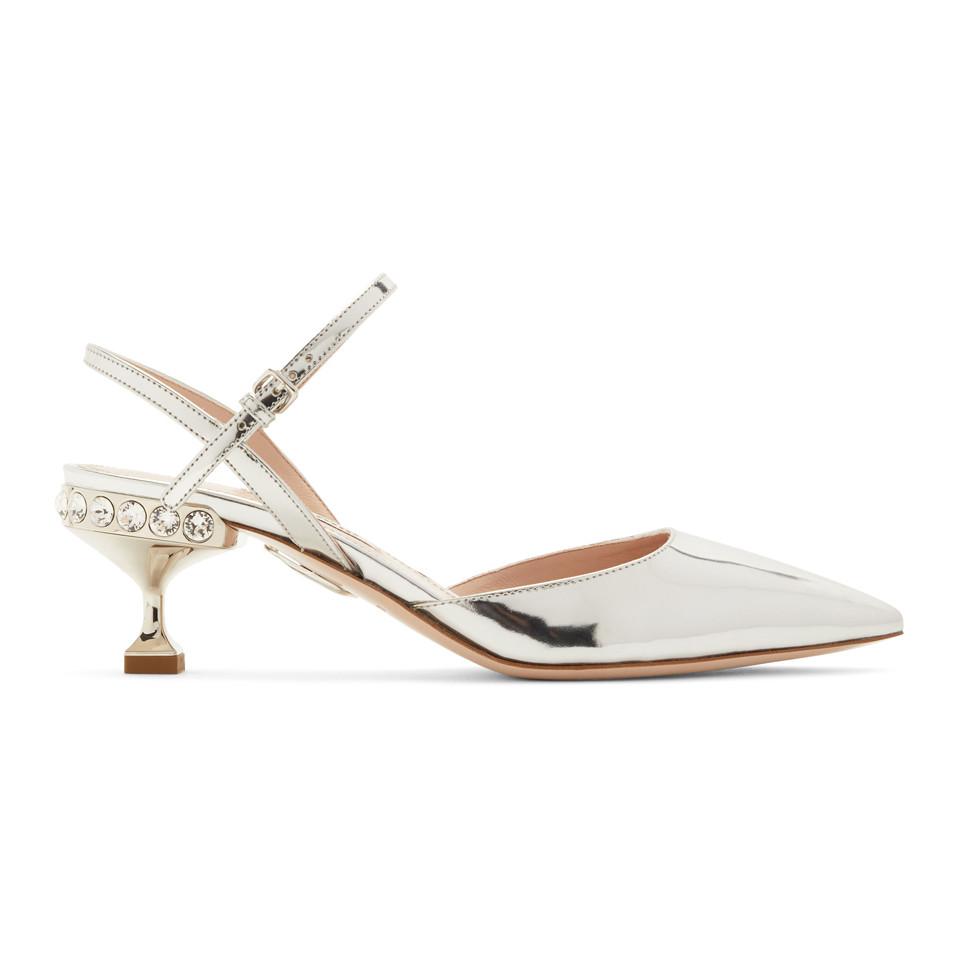 miu miu metallic pumps