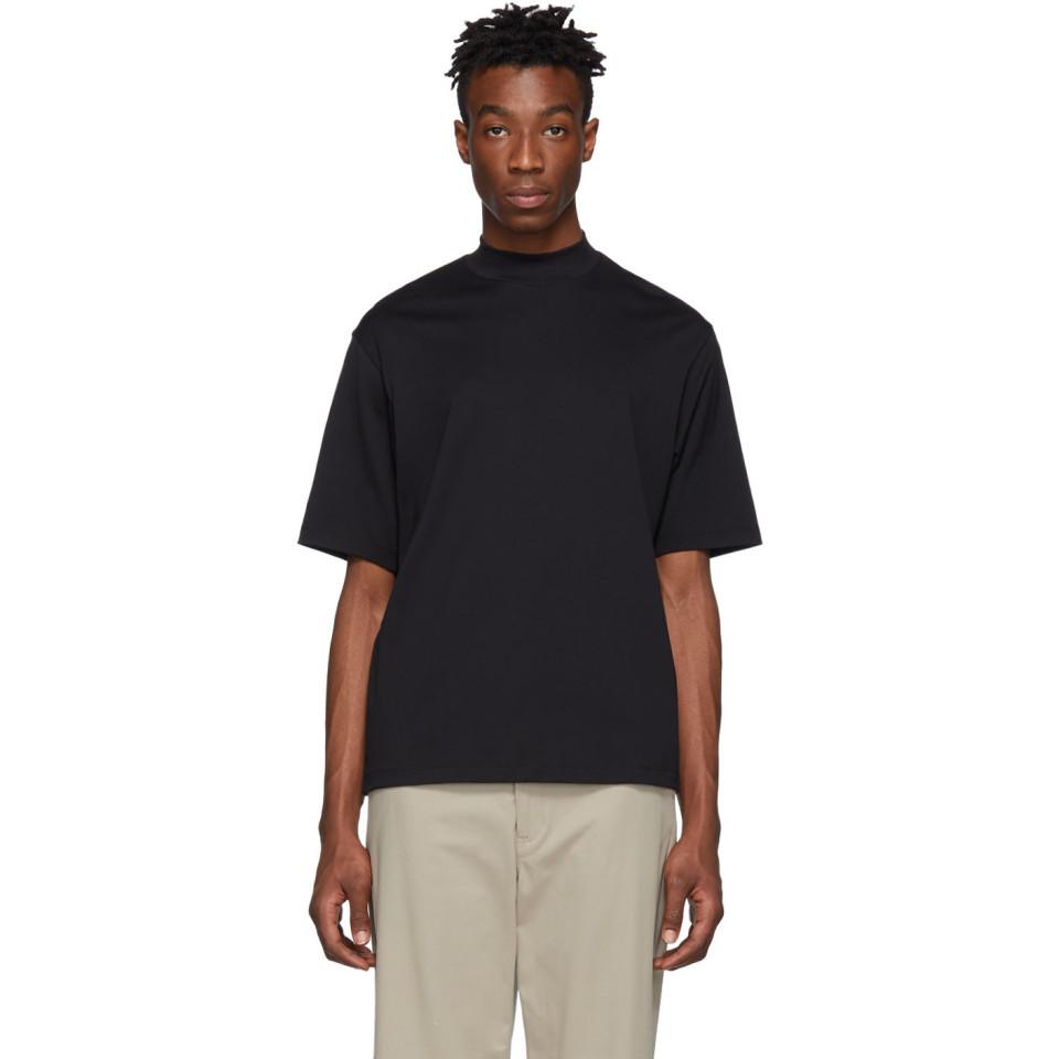 acne studios eagan mock neck tee