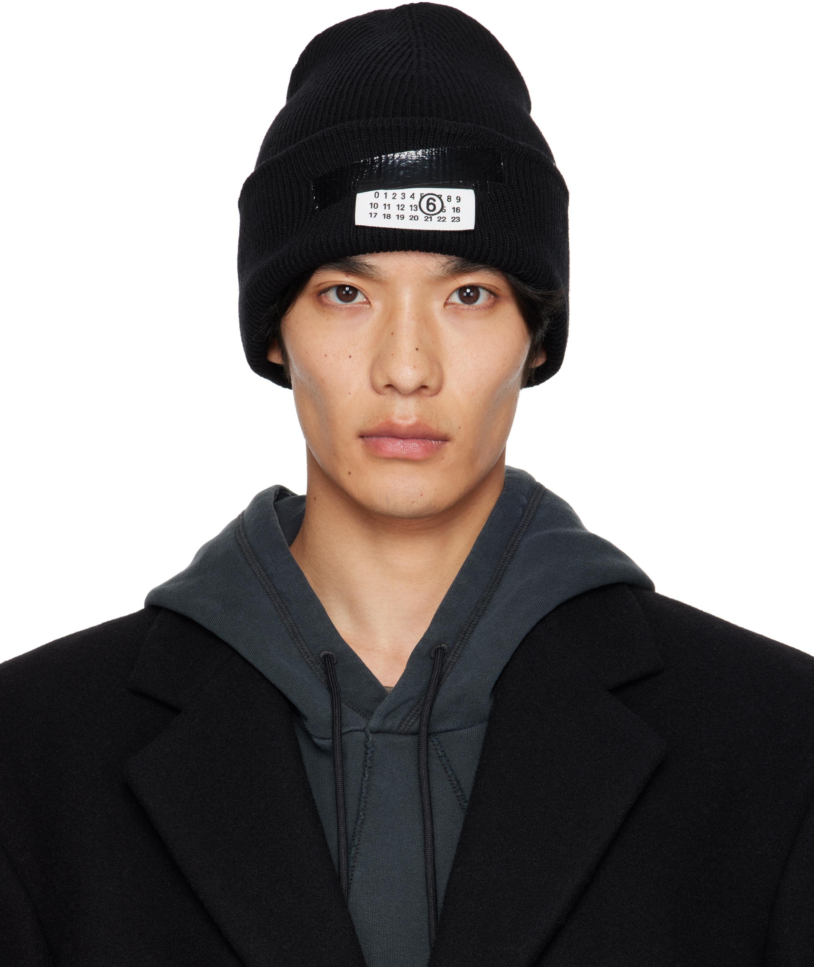 帽子 maison martin margiella 10 knitcap men's Maison Martin Margiela Ribbed Knit Beanie - Size M