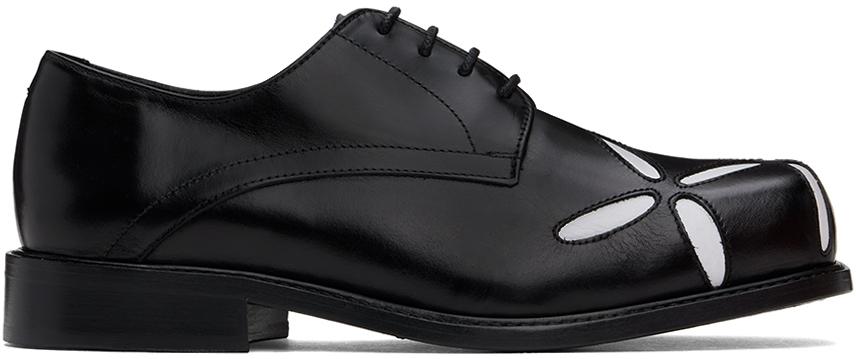 stefan cooke スクエアトゥダービー Brown Star Square Toe Derbys by Stefan Cooke on Sale