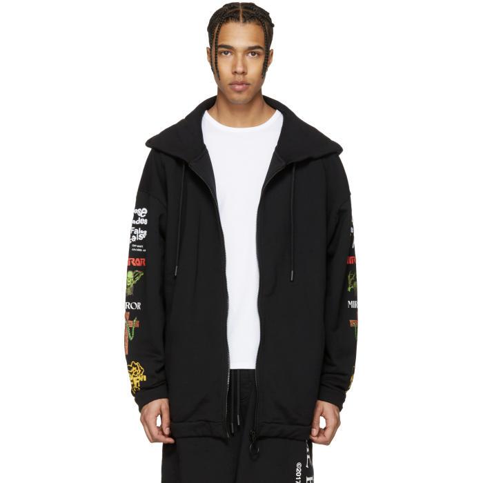 Off-White c/o Virgil Abloh Black Mix Rock Hoodie for Men | Lyst