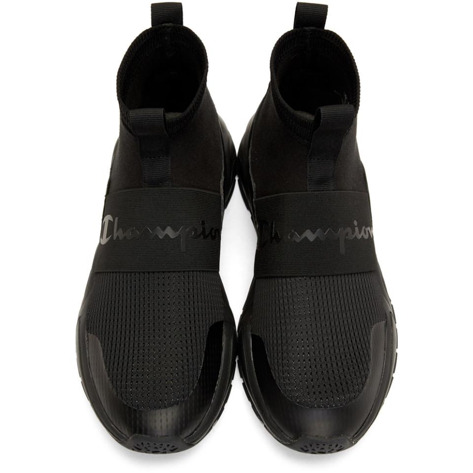 Champion men's rally black shoes online