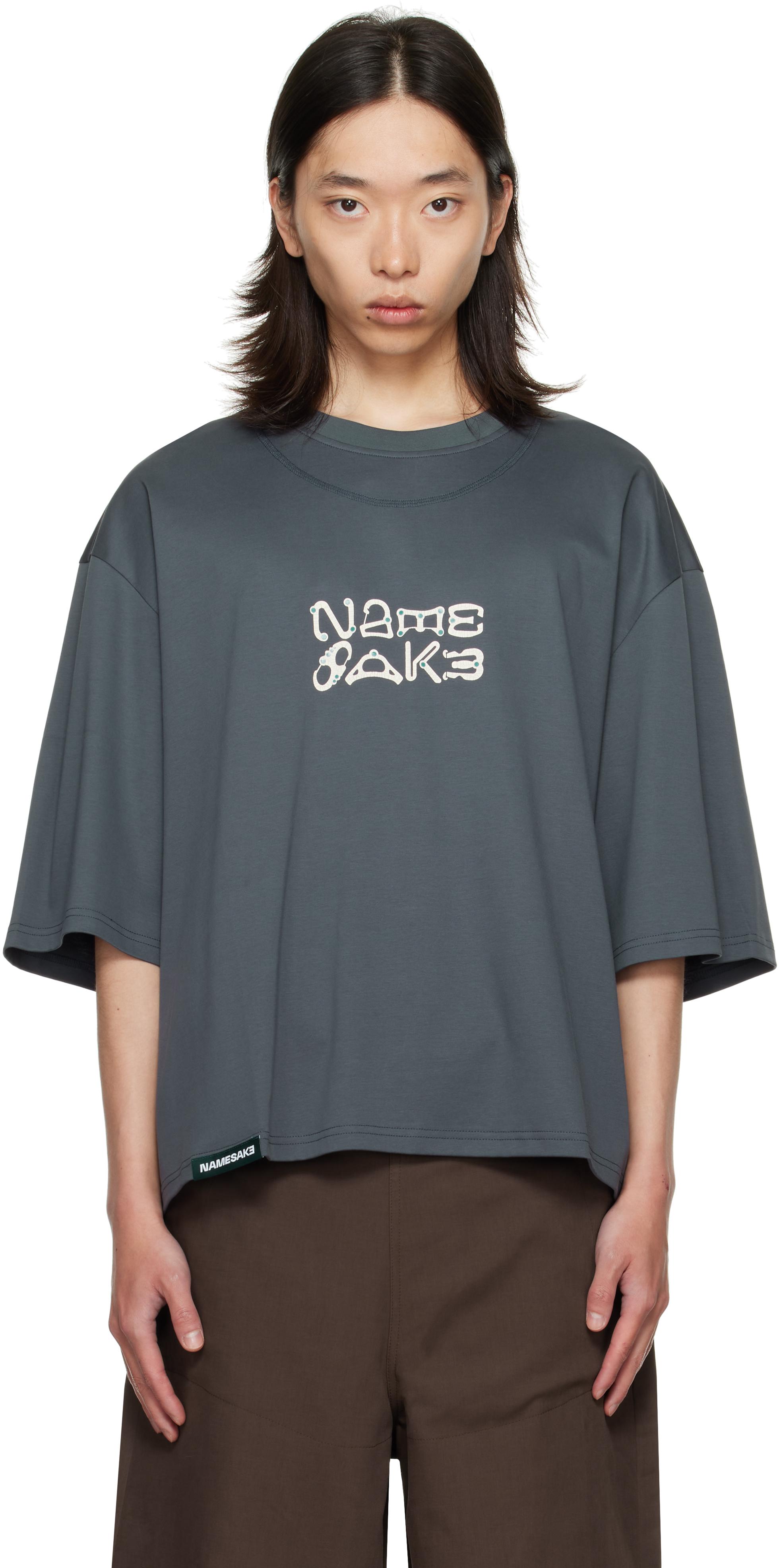 NAMESAKE MayoオーバーサイズカラビナTシャツ NAMESAKE Mayoオーバー