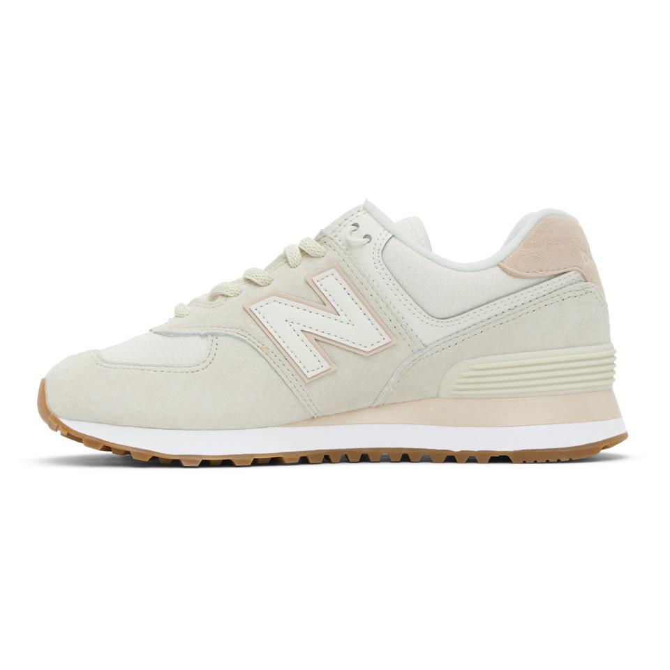 white new balance shoes 574