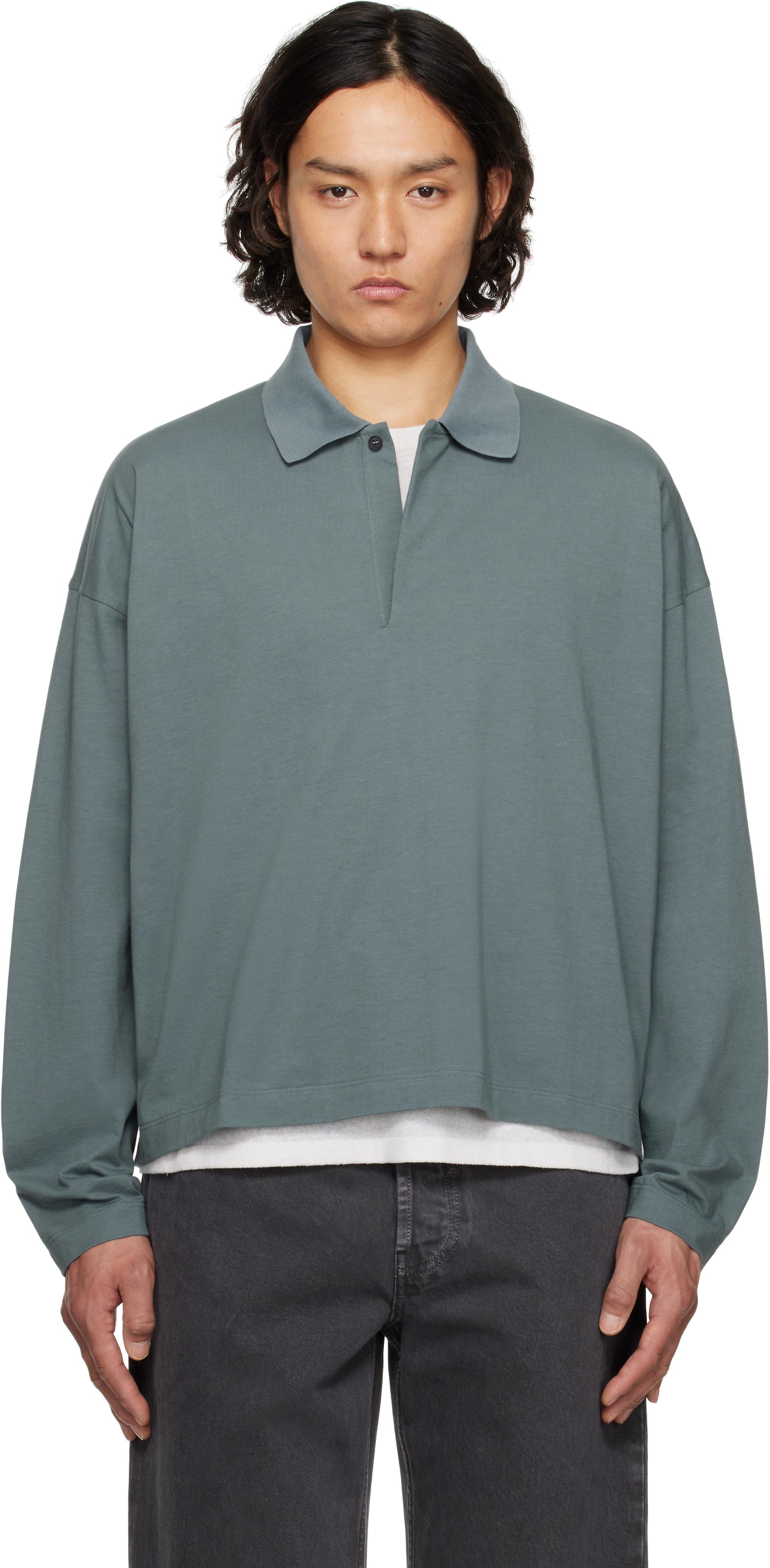 The Row Bryson Polo in Gray for Men | Lyst