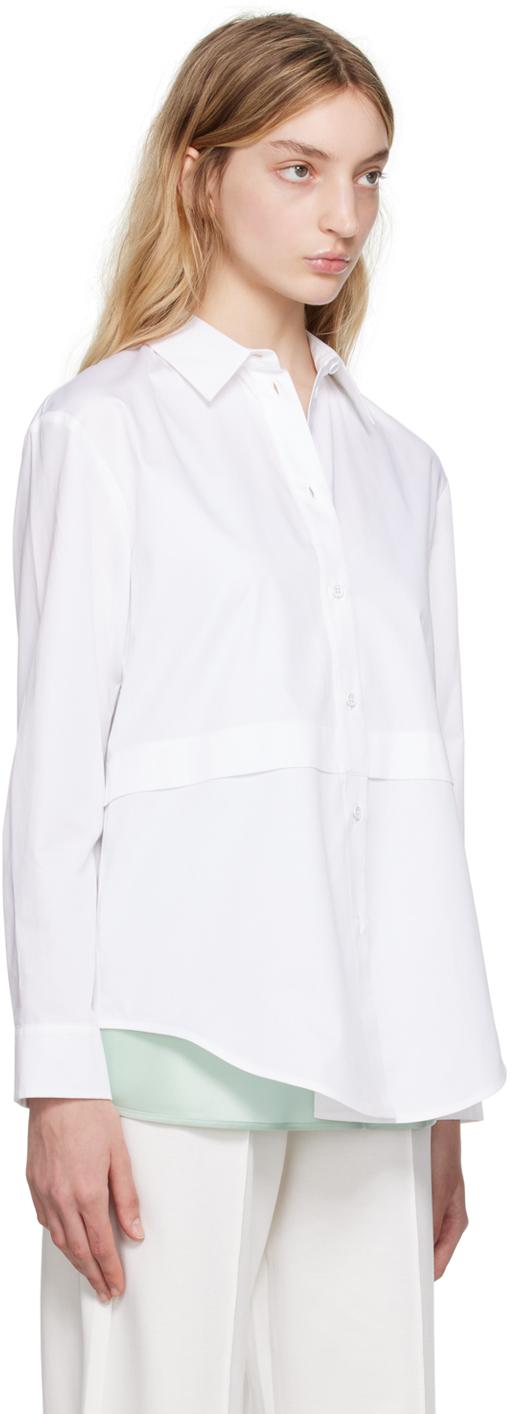 Max Mara レディース ホワイト Glassa シャツ トップス 