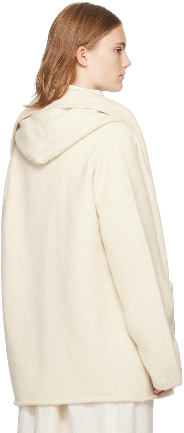 【関税込み】Lauren Manoogian オフホワイト Manta コート Lauren Manoogian Baby Alpaca & Wool Manta Coat in Raw White