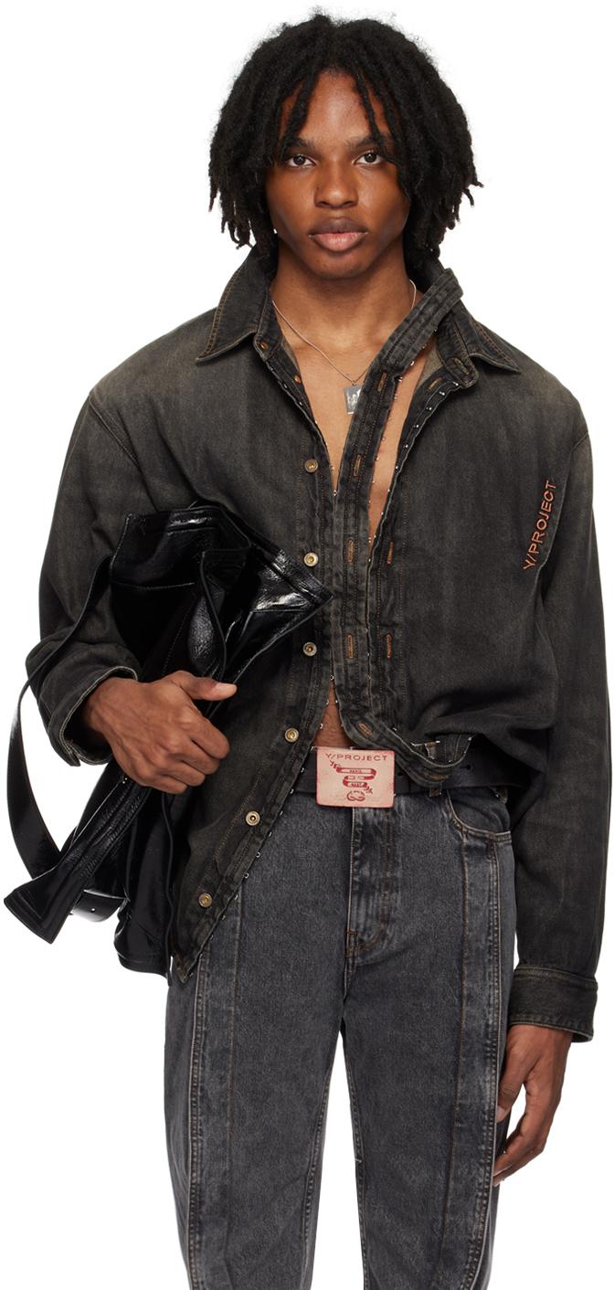 yproject デニムシャツ