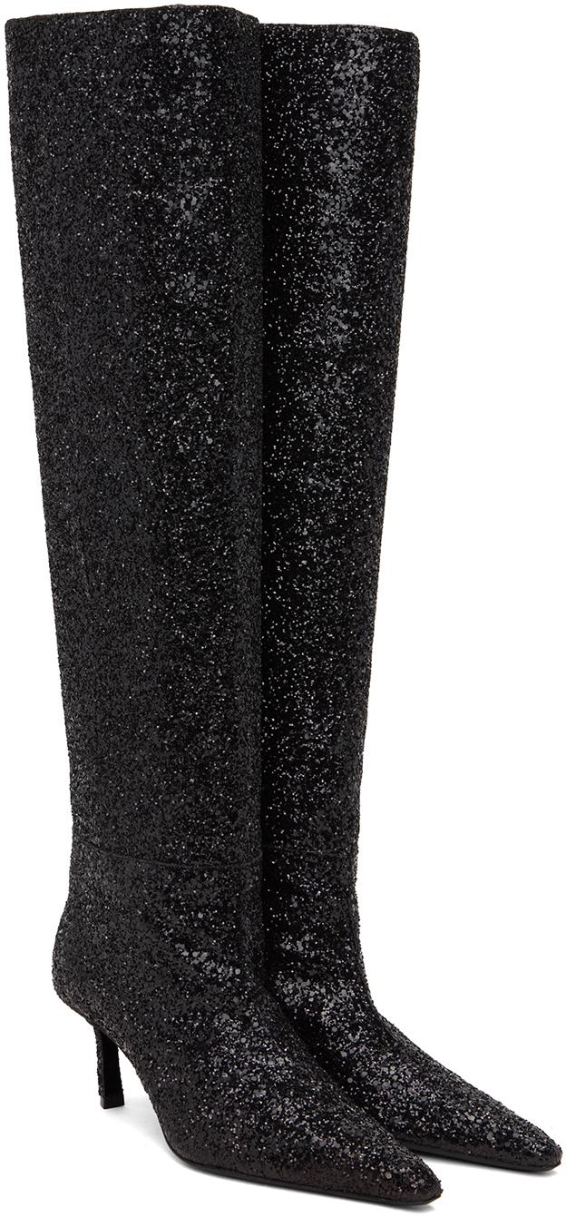 Glitter slouch boots online