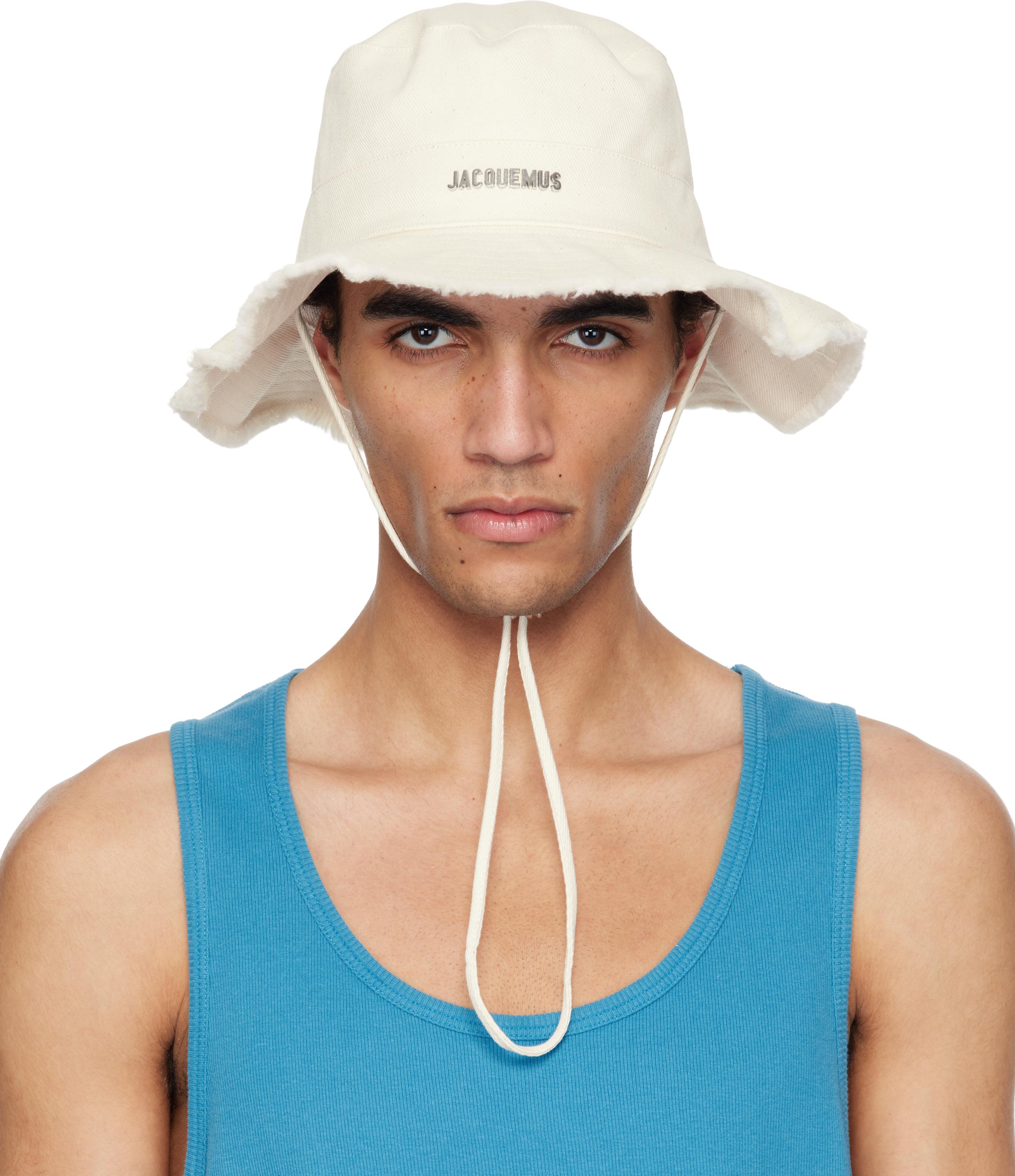 JACQUEMUS Les Classiques オフホワイト  ハット JACQUEMUS Les Classiques オフホワイト ハット