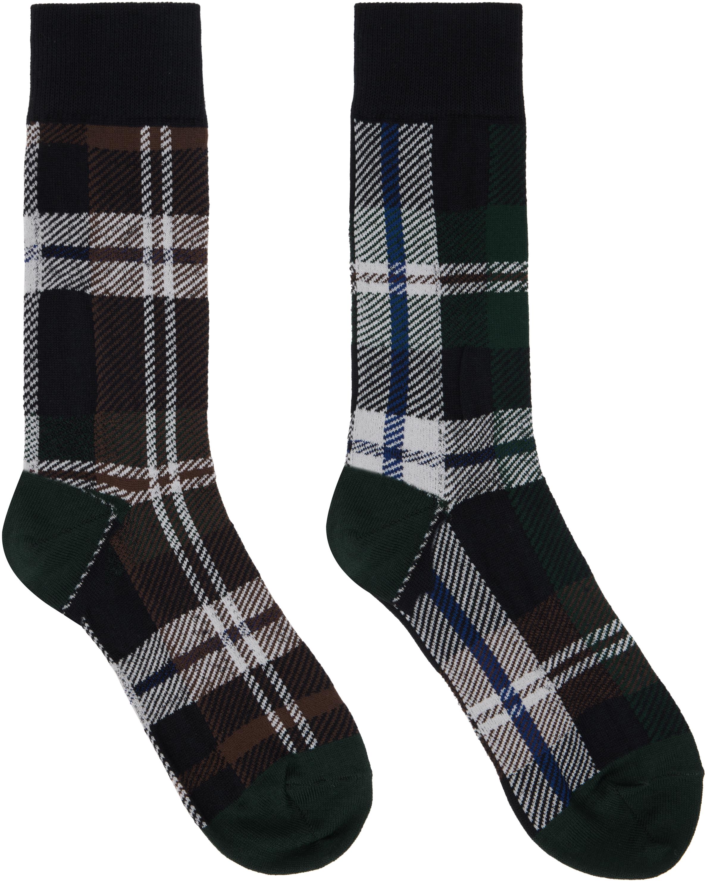 【関税込み】sacai グリーン＆ブラウン プレイド ソックス レディース Sacai 靴下が¥5,500〜 | Lyst