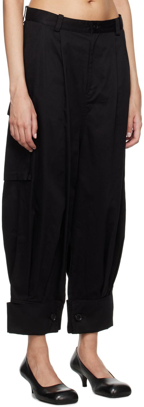 Y's Yohji Yamamoto レディース ブラック ベローズポケット Y's Yohji Yamamoto レディース ブラック ベローズポケット