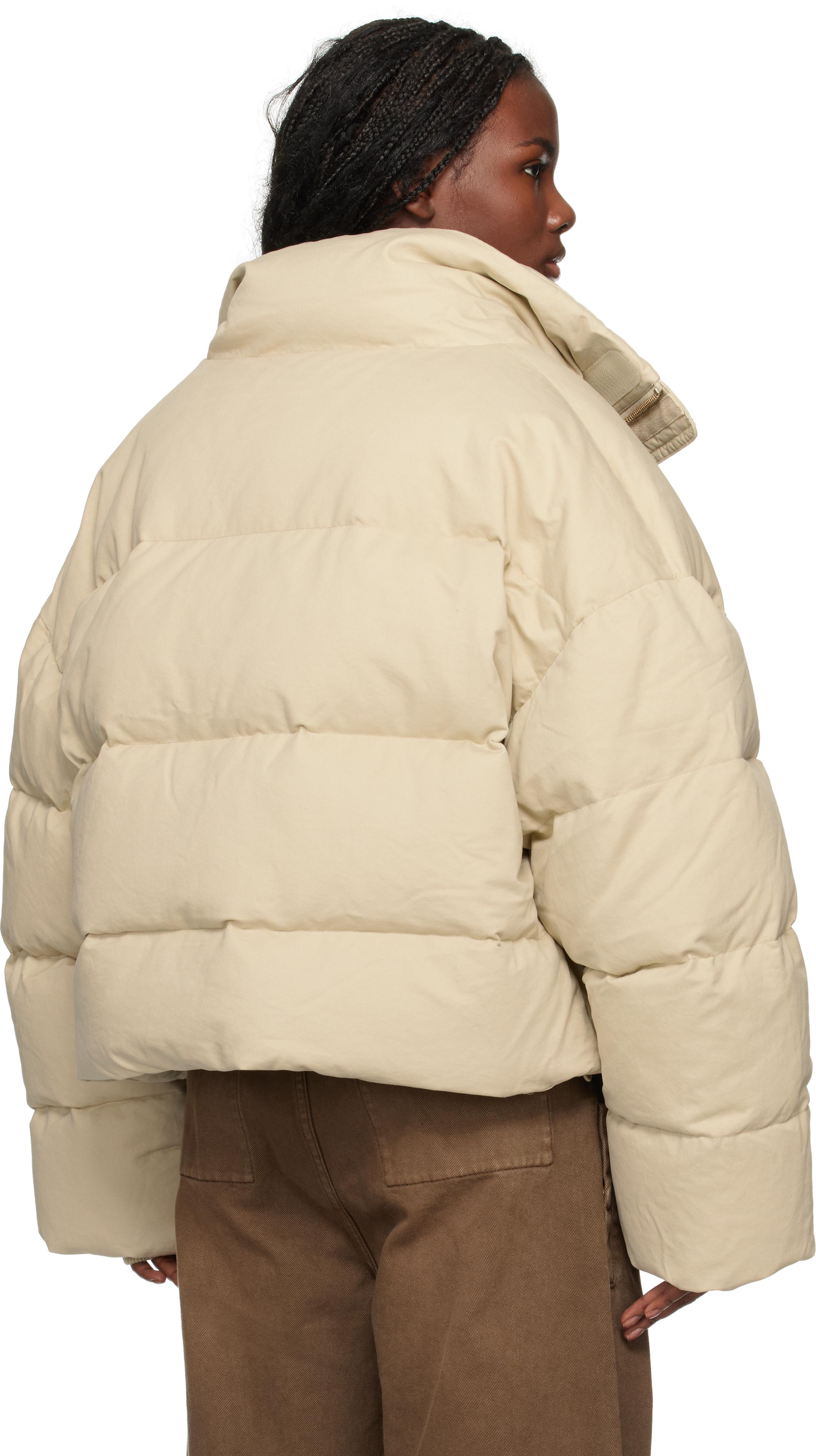 Entire studios オフホワイト Mml パファー ダウンジャケット