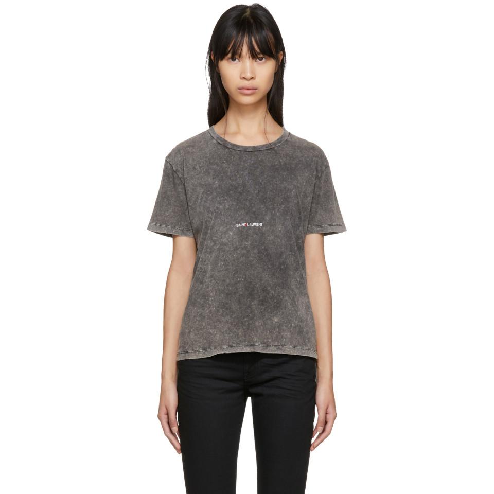 saint laurent tshirt grey