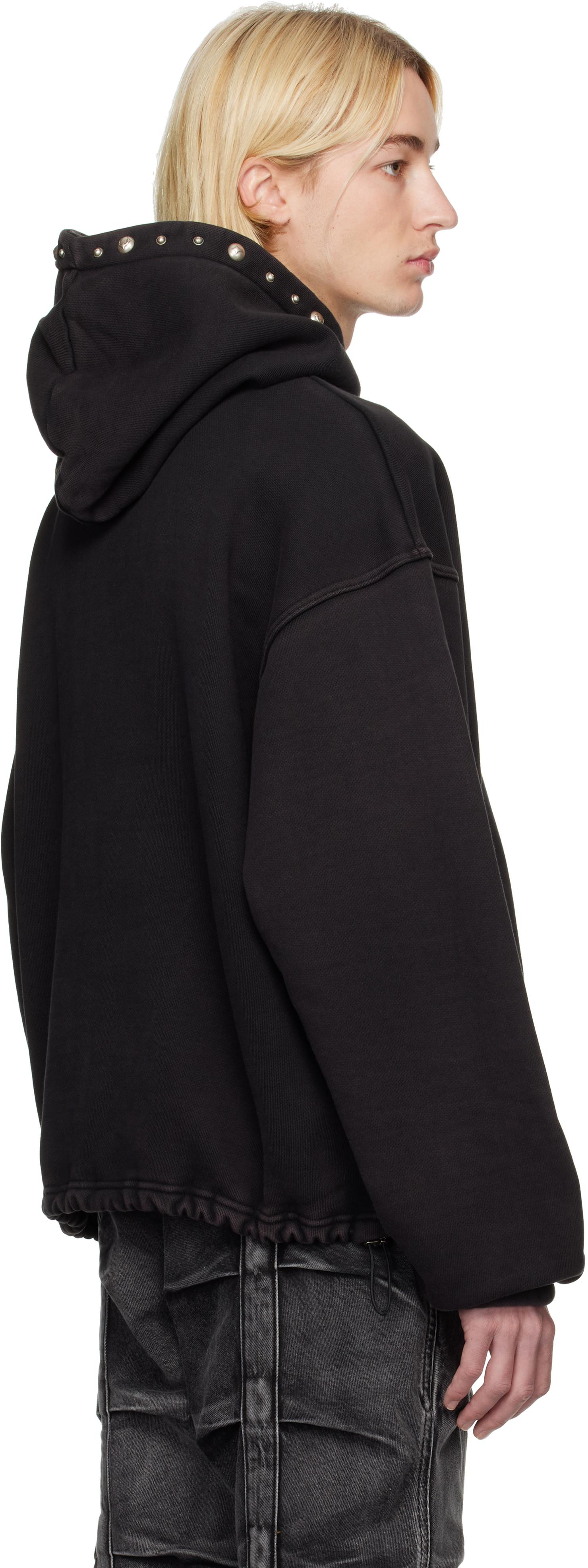 THUG CLUB Peace Stud Hoodie in Black for Men | Lyst