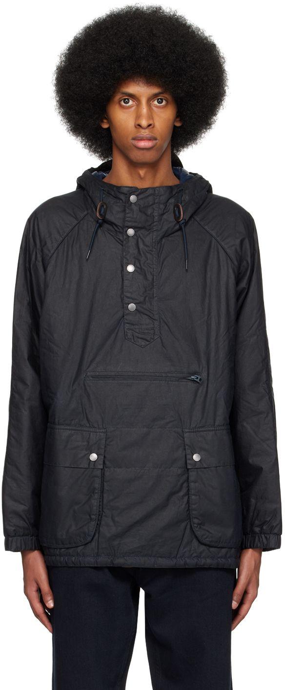 Barbour Nagoya Wax Jacket in Black for Men | Lyst