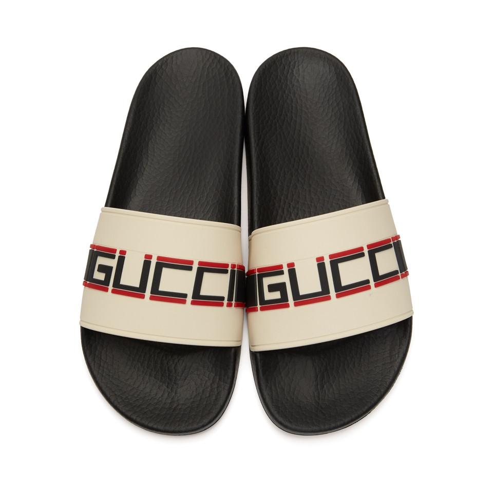 off white gucci slides