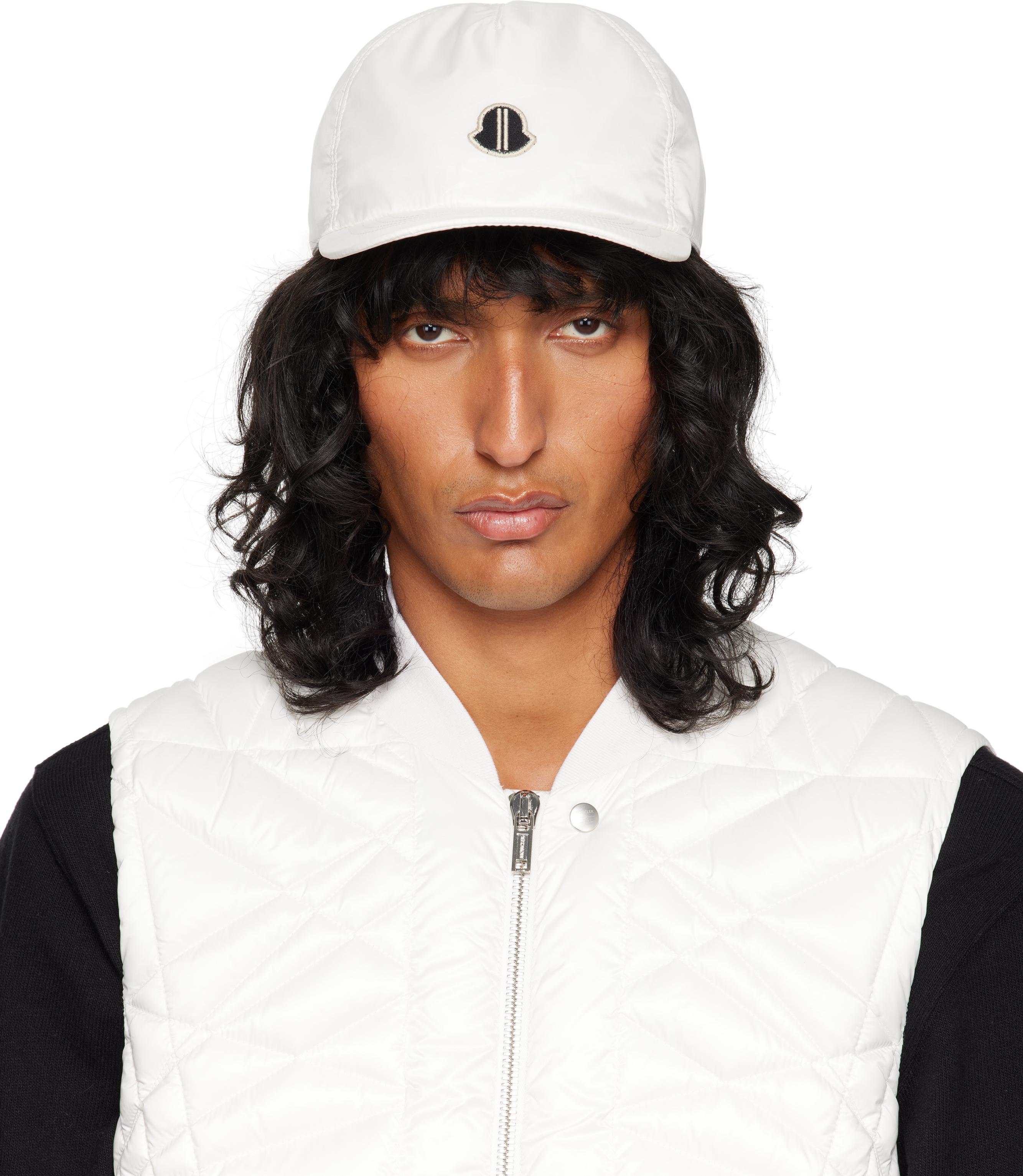 新しい到着 Rick Owens メンズ ブラック Moncler + オフホワイト ベース 帽子