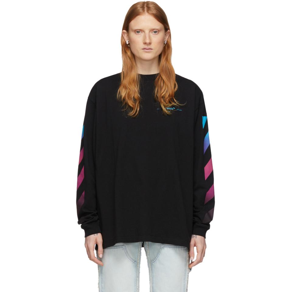 off white t shirt long sleeve