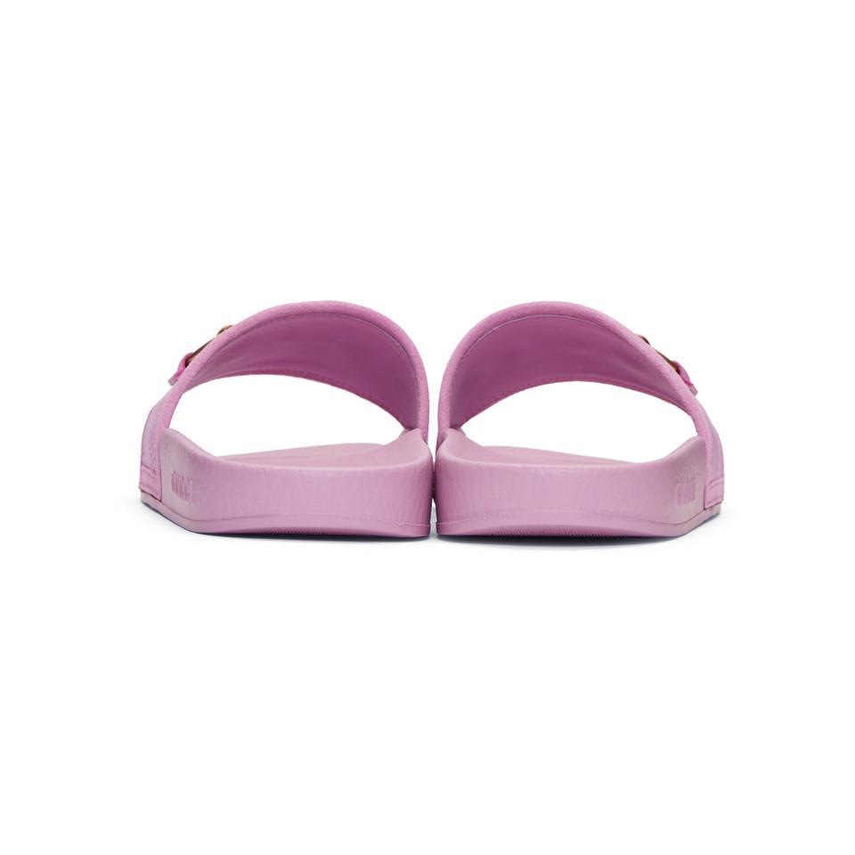 gucci purple slides
