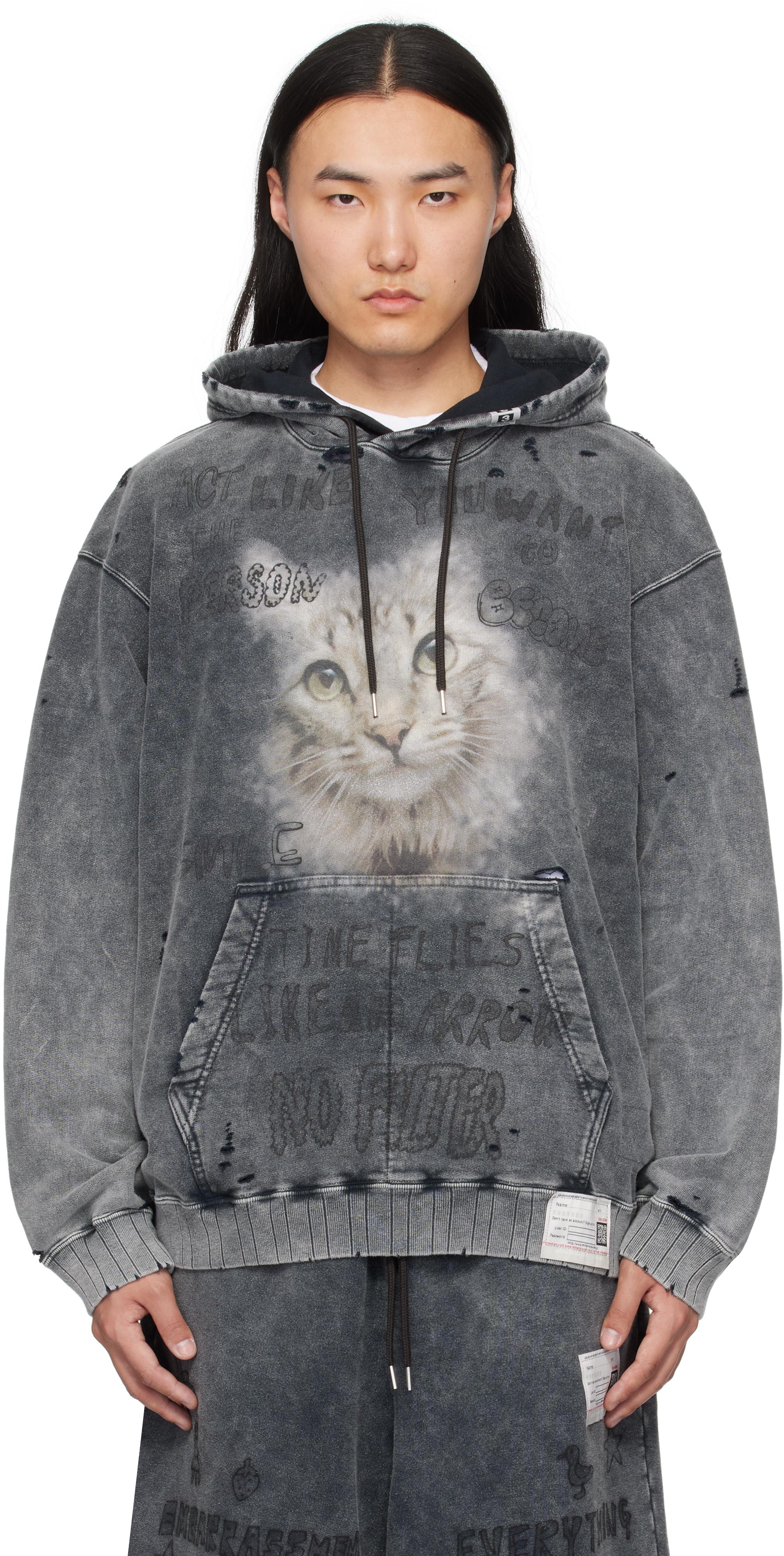 Maison MIHARA YASUHIRO distressed-effect Hoodie | Black