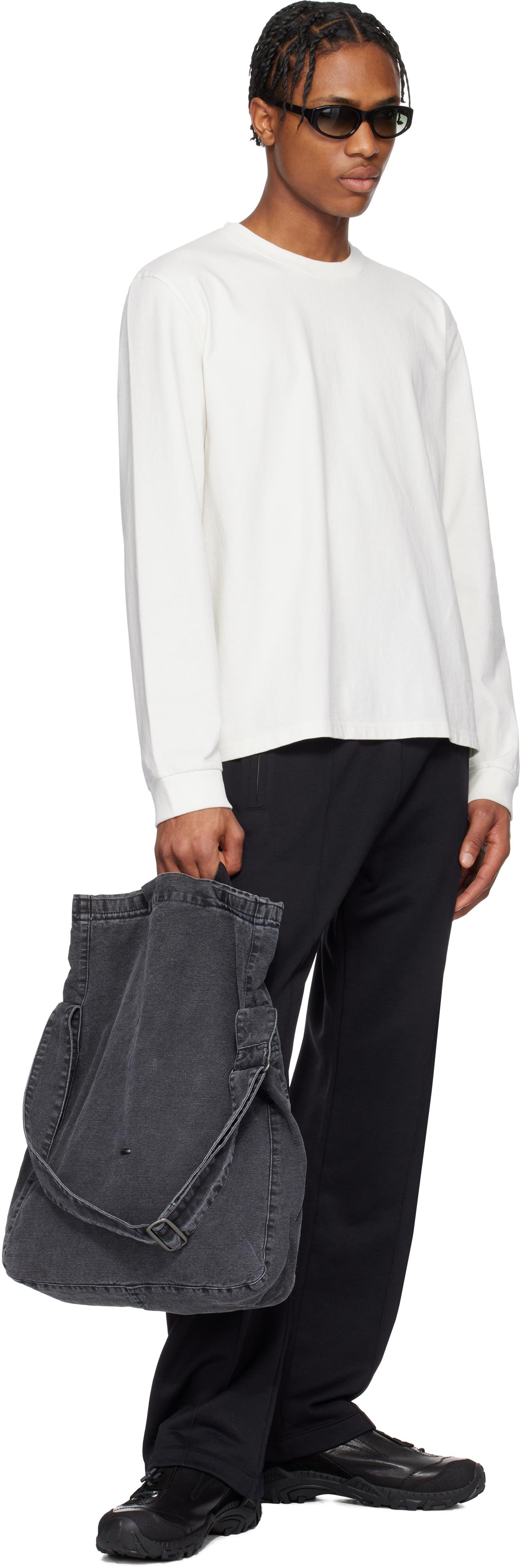 OUR LEGACY ブラックバックパック　ポーカーズ着用 OUR LEGACY ブラックバックパック ポーカーズ着用