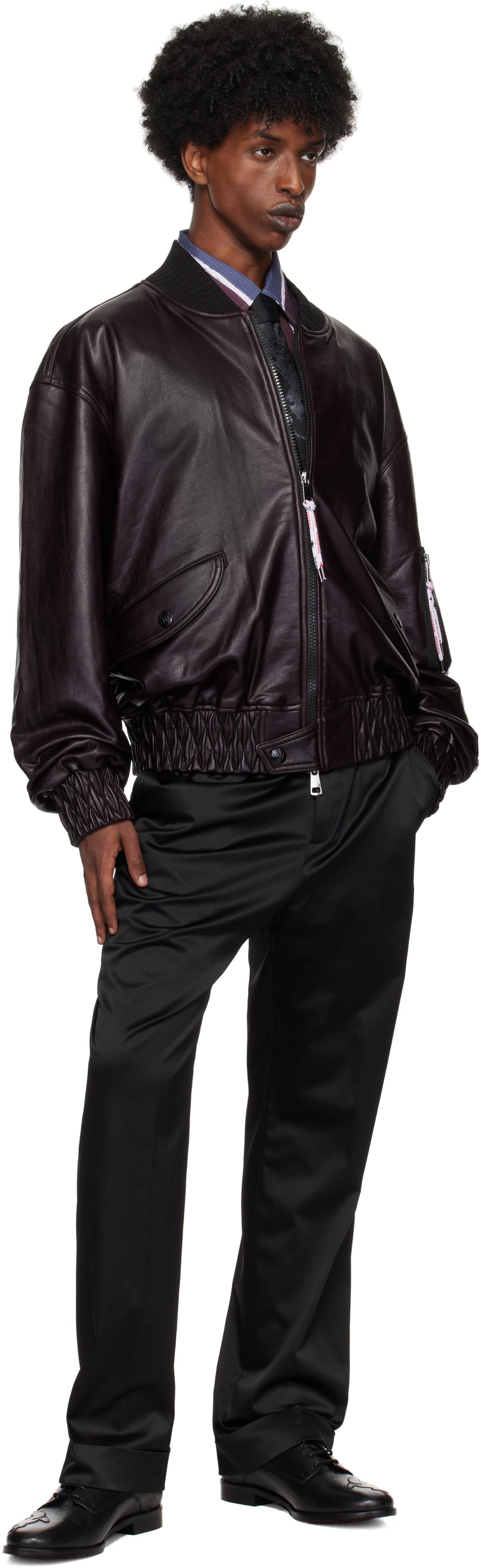 Vivienne Westwood Bernardo Faux-leather Bomber Jacket in Vivienne Westwood Bernardo Faux-leather Bomber Jacket in