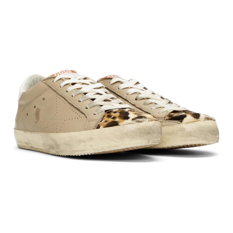 golden goose tan indigo
