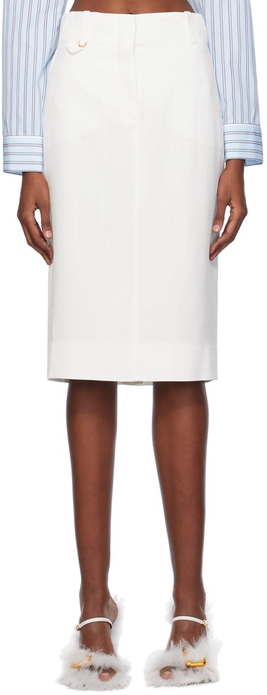 ジャックムス Jacquemus La Jupe Sablier Midi Skirt The Sablier skirt by JACQUEMUS | Official website