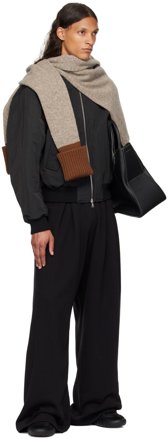 DRIES VAN NOTEN ブラック パデッド ジャケット