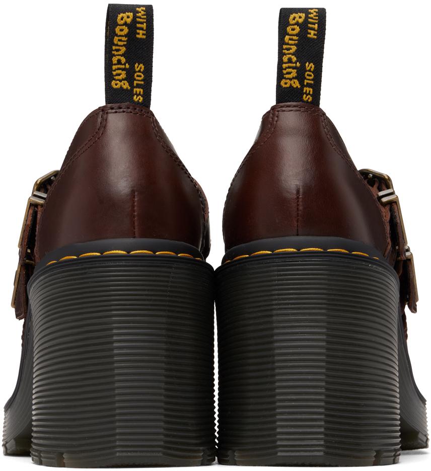 Dr. Martens Eviee Mary Jane Heels in Brown | Lyst