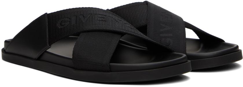 Givenchy メンズ ブラック G Plage サンダル サンダル・スライド 