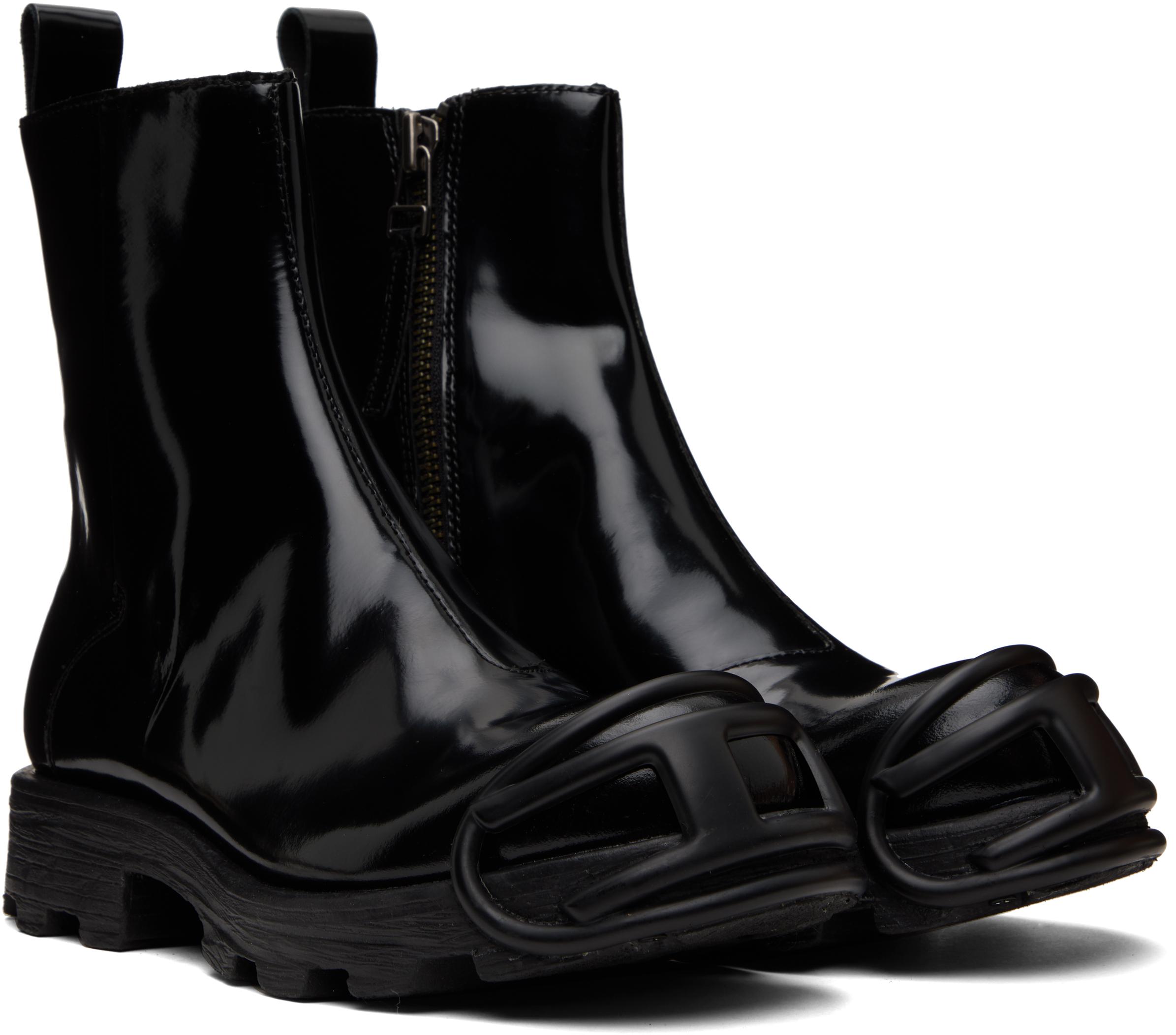 DIESEL D-Hammer Bt Zip D Boots in Black for Men | Lyst