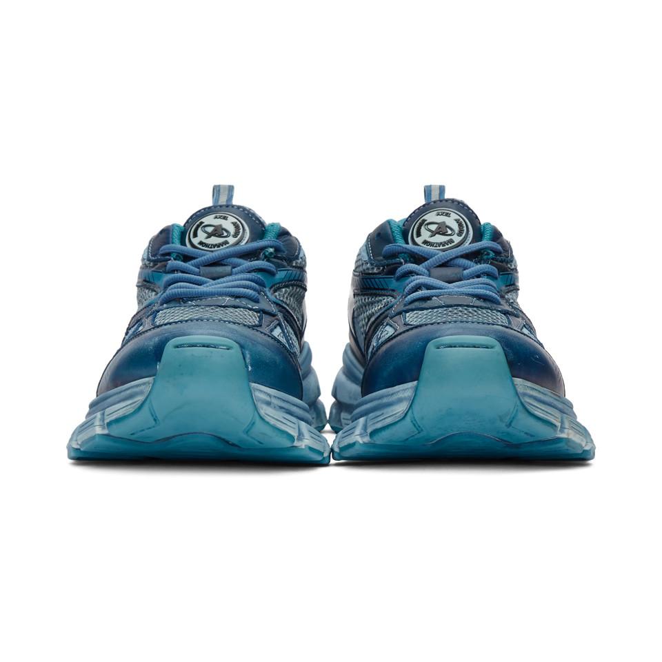 Axel Arigato Blue Dip-dye Marathon Sneakers for Men | Lyst