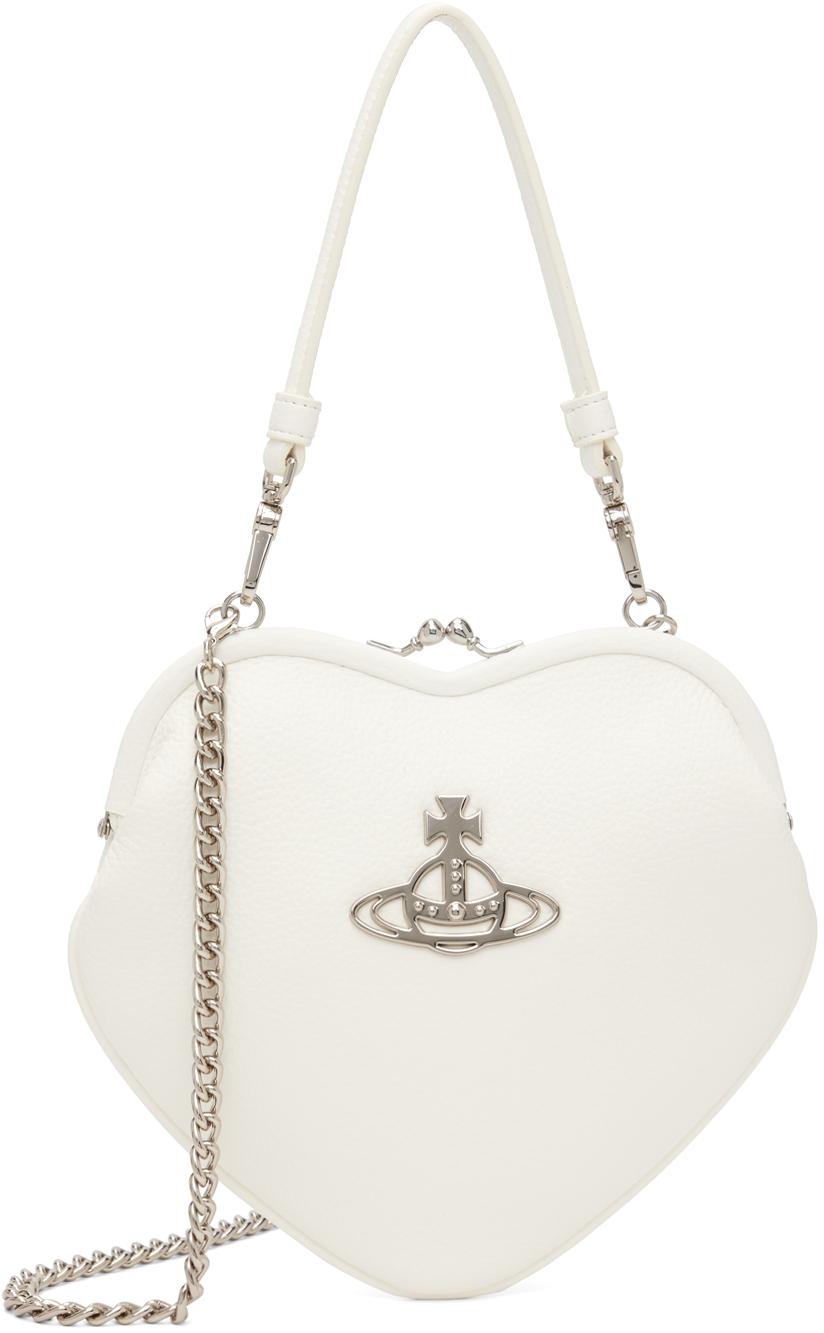 Vivienne Westwood White Belle Heart Frame Bag | Lyst UK