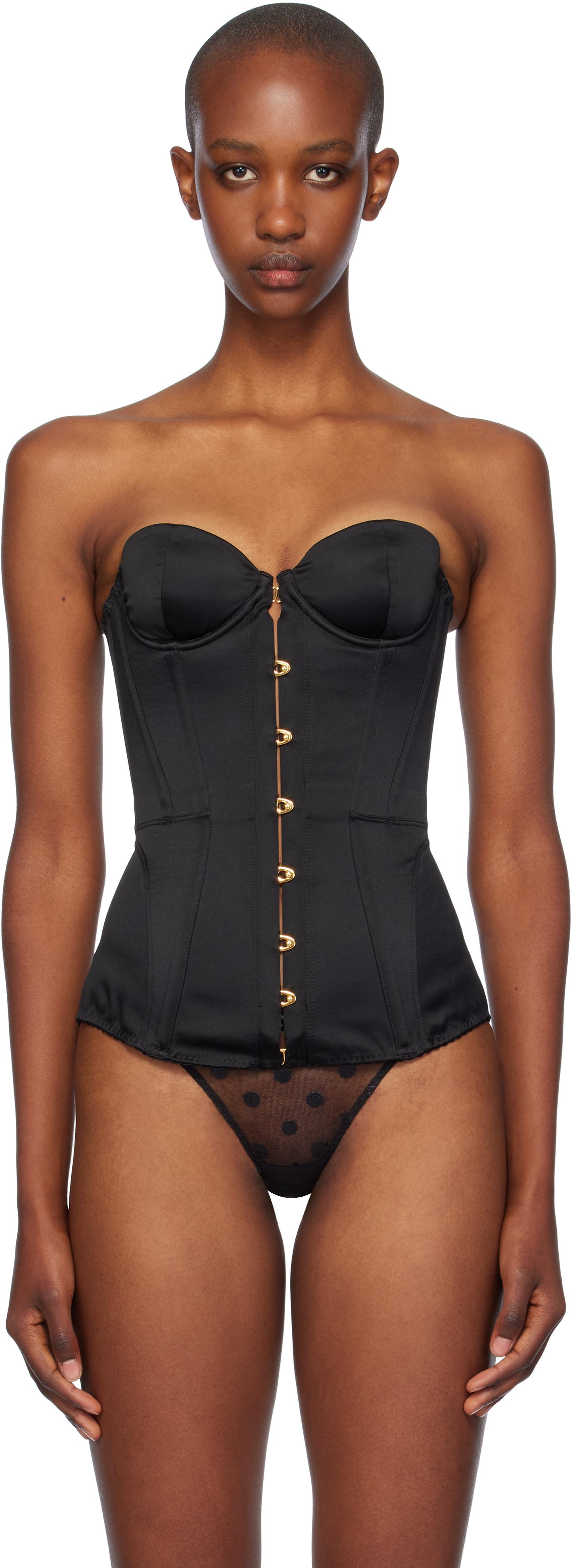 Agent Provocateur ブラック レース コルセット ビスチェ Agent Provocateur ブラック レース コルセット ビスチェ Amazon