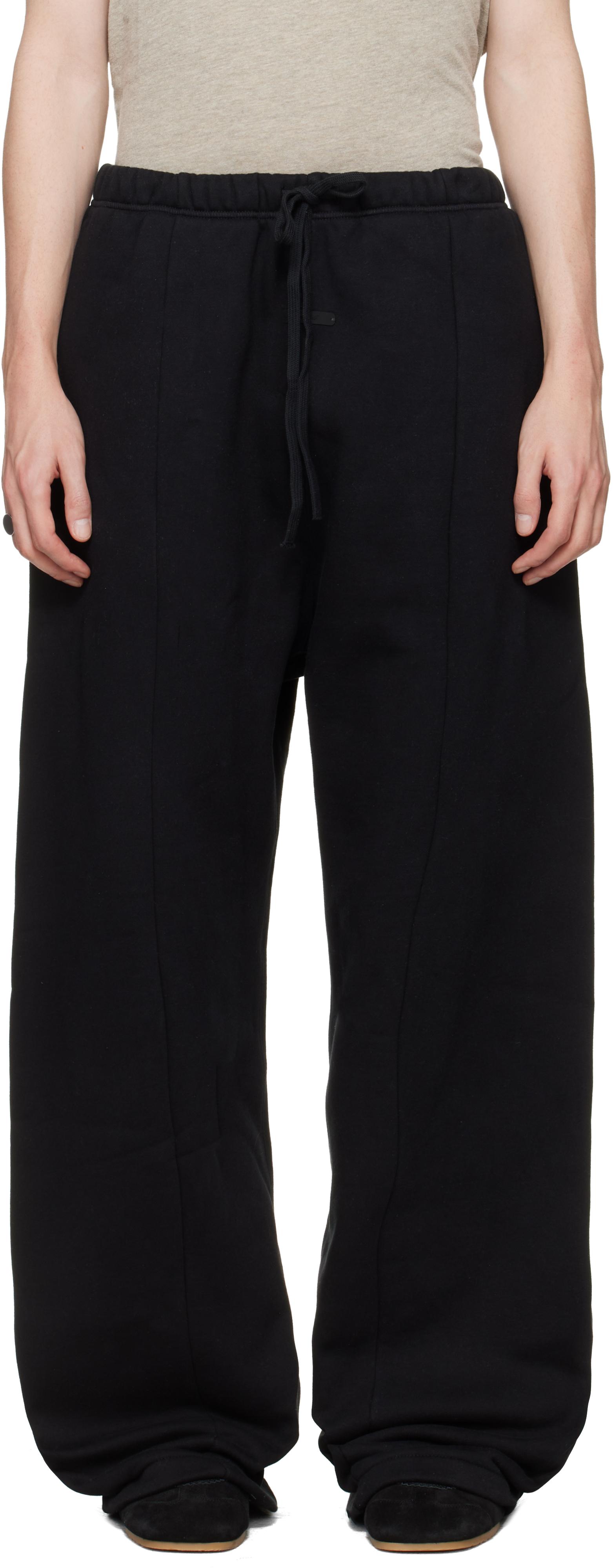 Fear of God ESSENTIALS: Pantalon de survêtement décontracté de sport noir | Canada