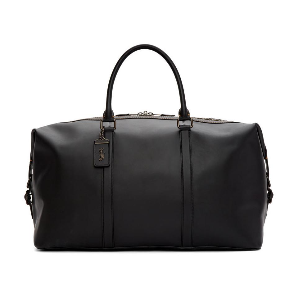black coach duffle