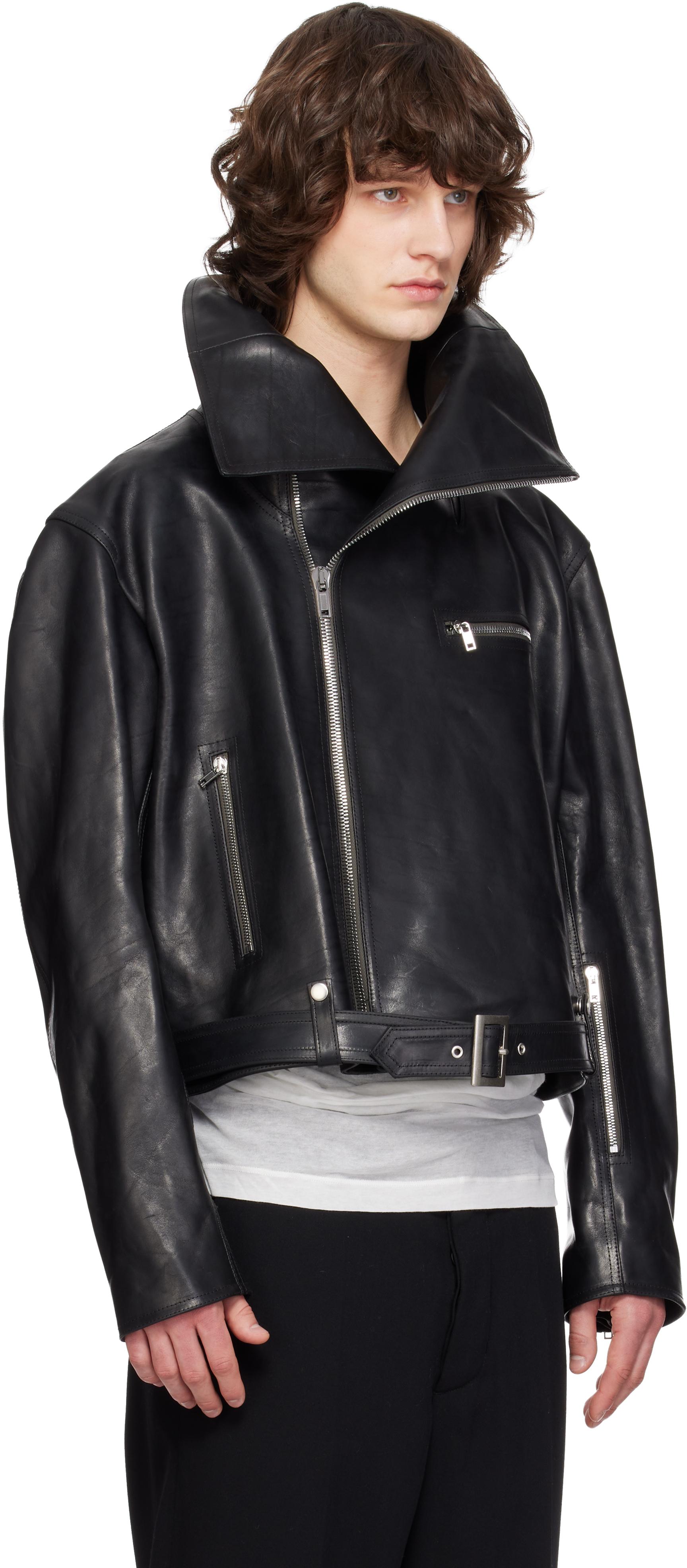 希少 Rick Owens レザーライダースジャケット リックオウエンス Rick 
